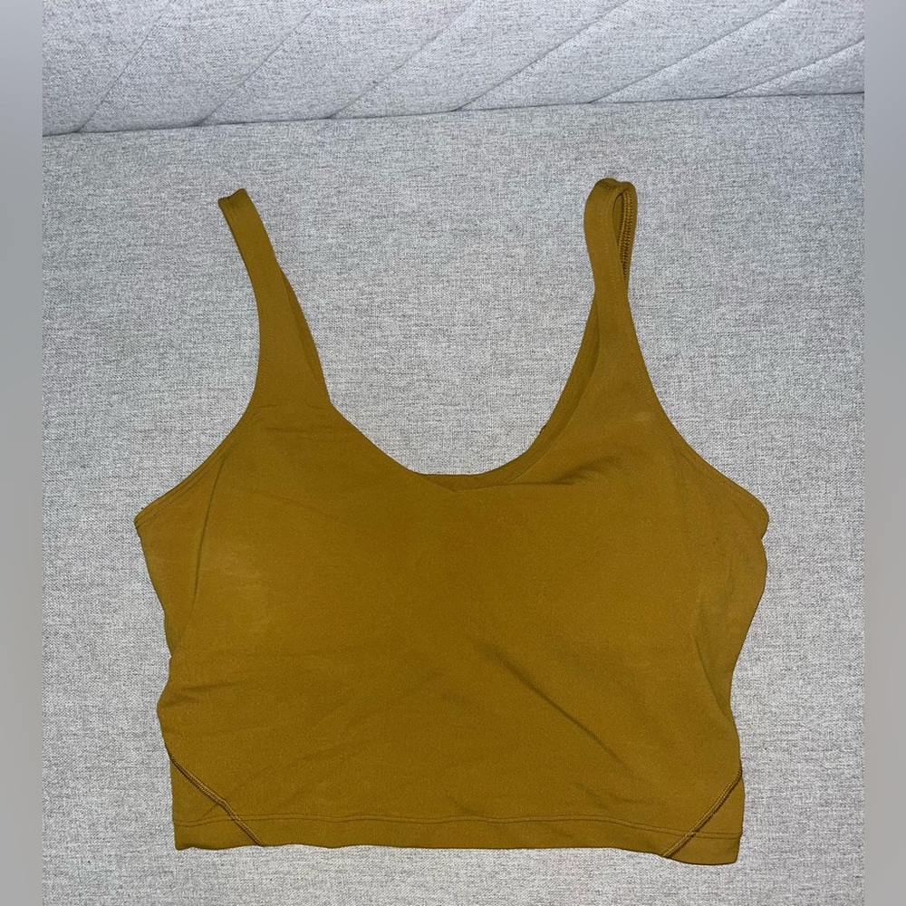 Like new lululemon align tank - size 8, gold